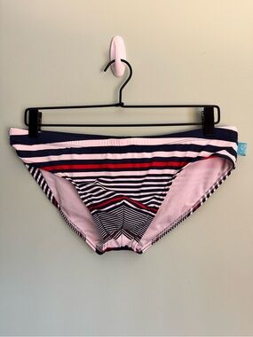Men’s Timoteo Lakeshore Low Rise Swim Brief in Navy Stripe - Size XL (35-36)